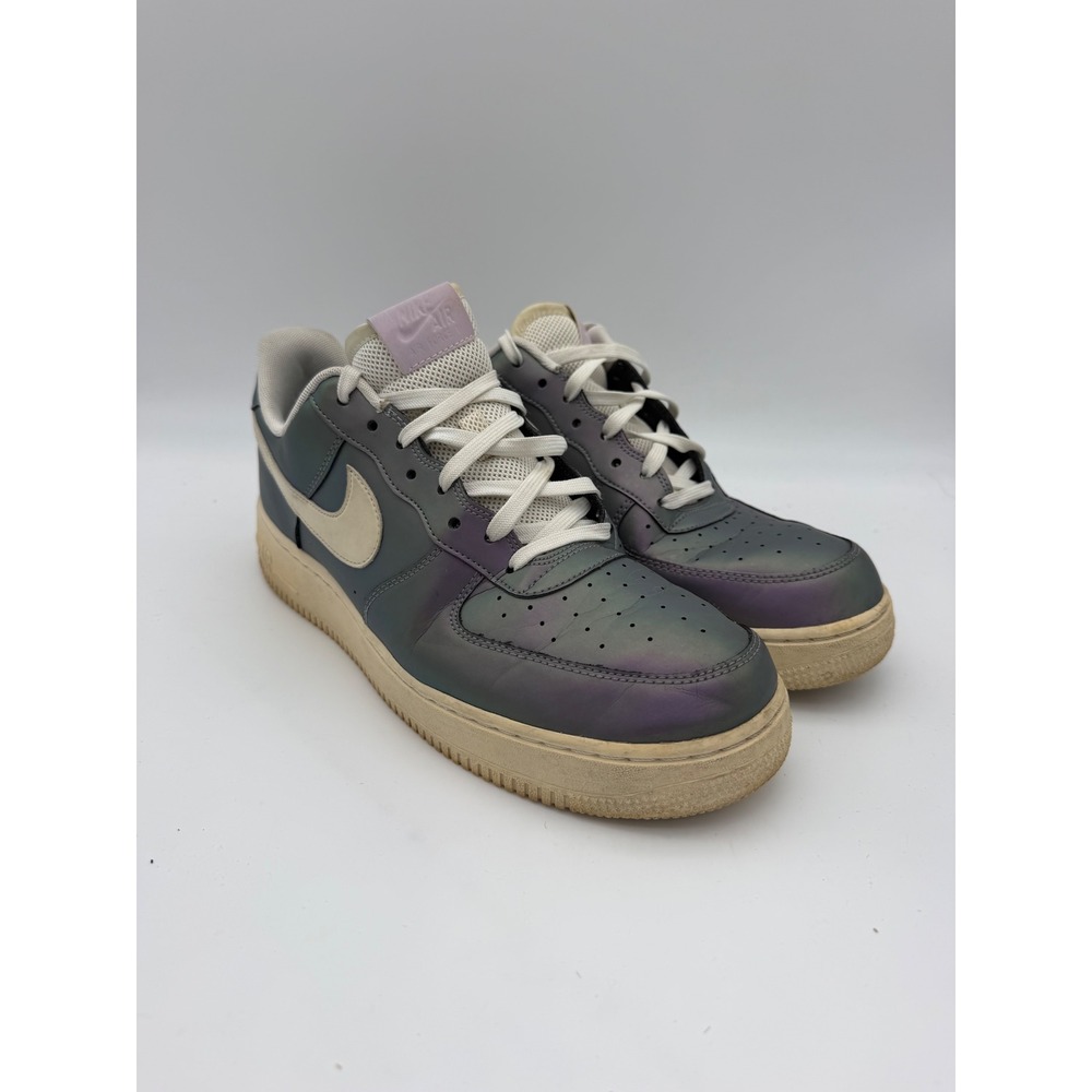 Nike Air Force 1 07 LV8 Iridescent Anthracite Stealth 823511-500 Mens Size 12